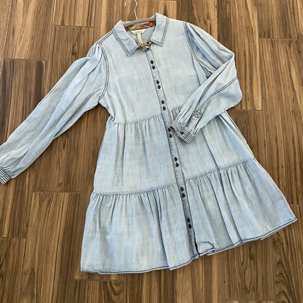 Matilda Jane women’s chambray dress, EUC